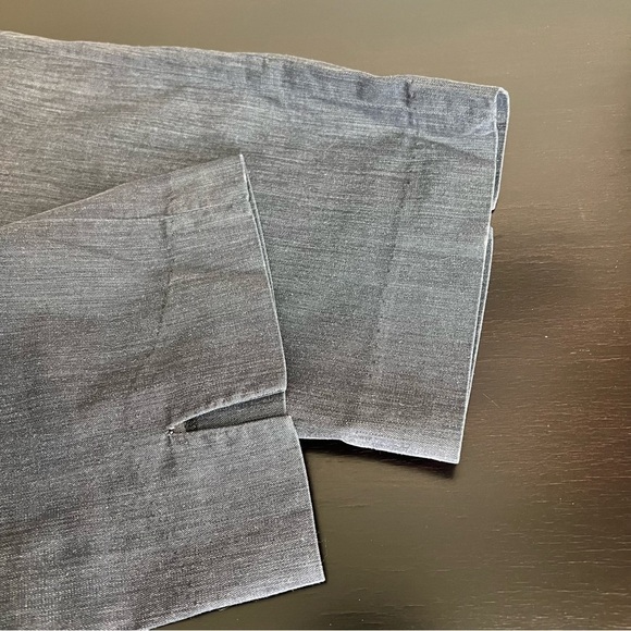 Loft women’s casual Cotton blend cropped pant, lightweight, blue, size 4 - Picture 6 of 12